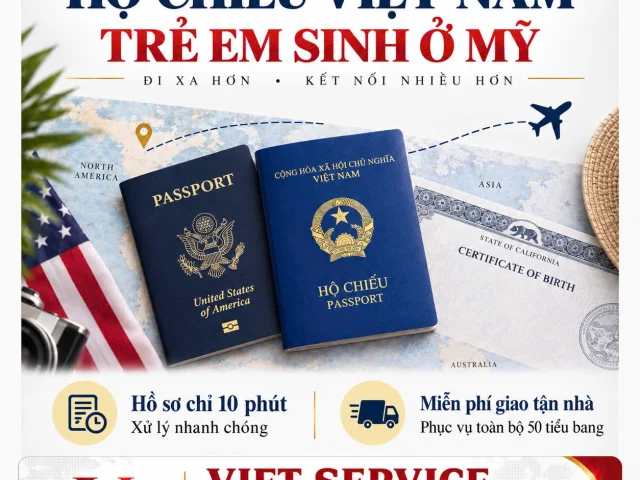 Cấp Hộ chiếu lần đầu & Giấy khai sinh (Trẻ em)