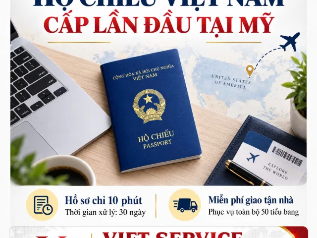 Cấp Hộ chiếu Việt Nam lần đầu (Người lớn)